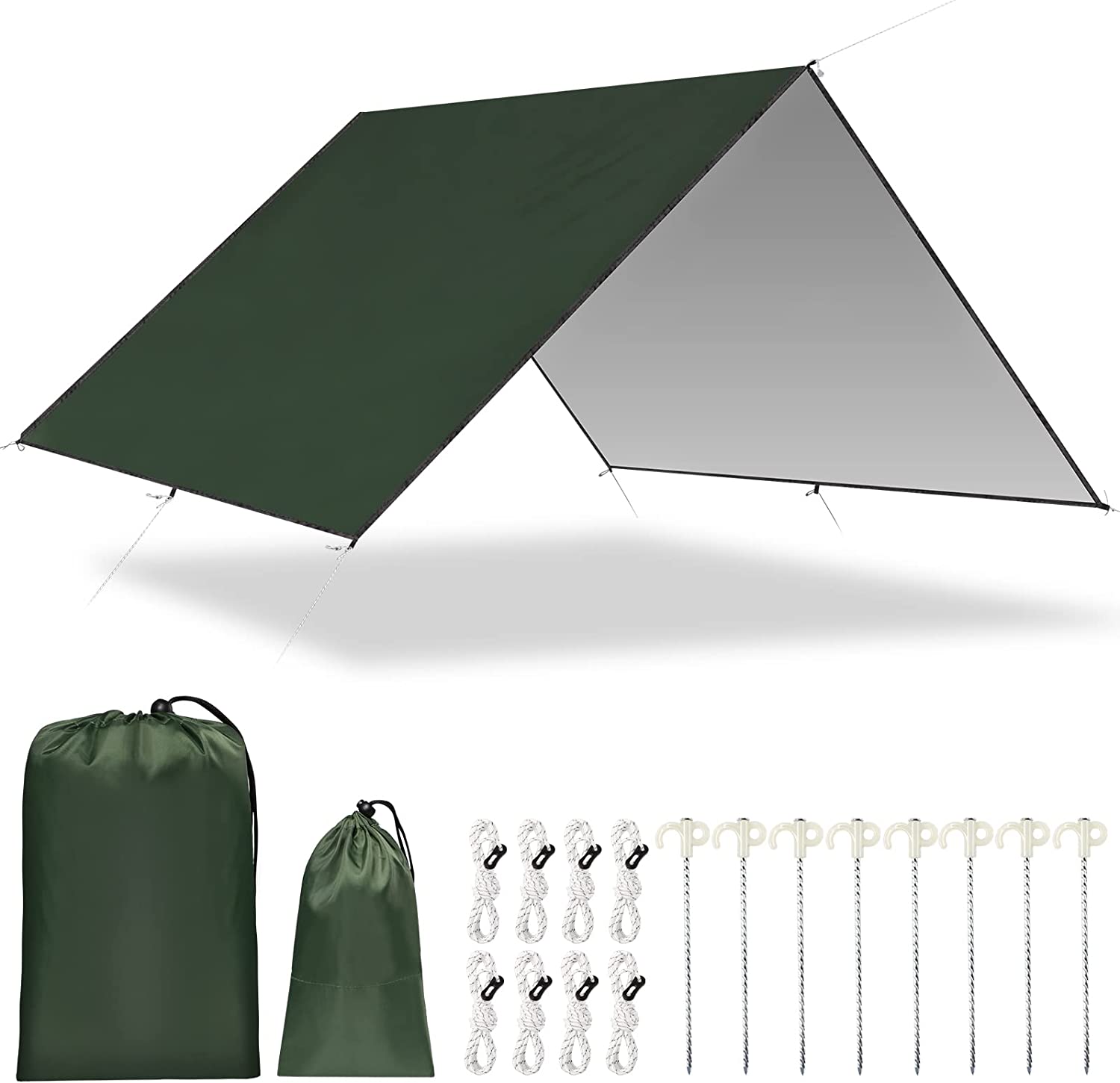 Hammock Rain Tarp - 2026 Waterproof Camping Tarp, Hammock Rain
