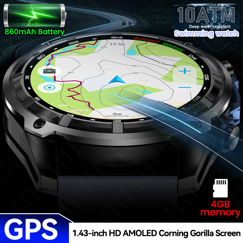 Outdoor Adventure Hours - New Adventure GPS Men Smart Watch