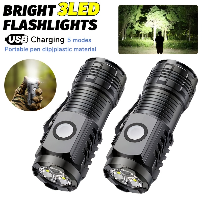 Outdoor Adventure Trips - Portable Mini LED Handheld Flashlight Powerful