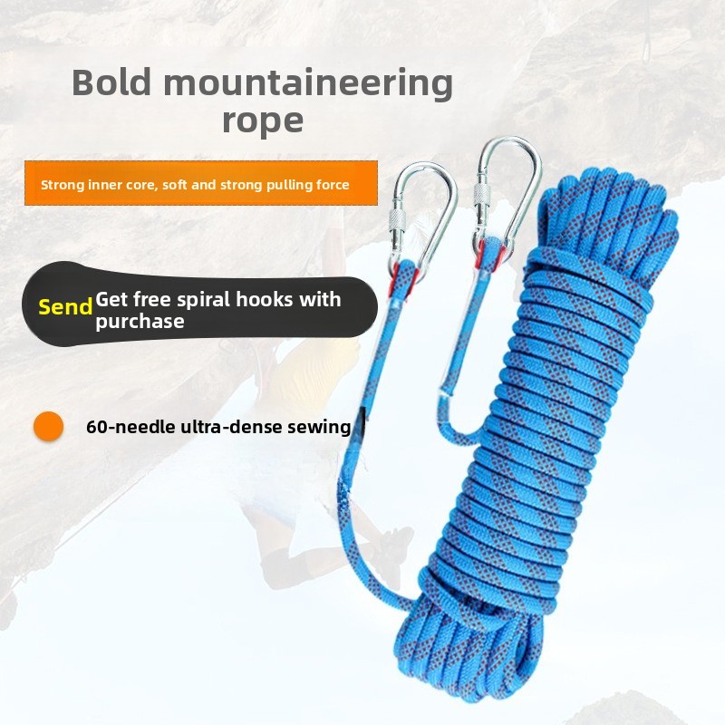 Rope Climbing Static - 10mm Rock Climbing Rope 10M Outdoor
