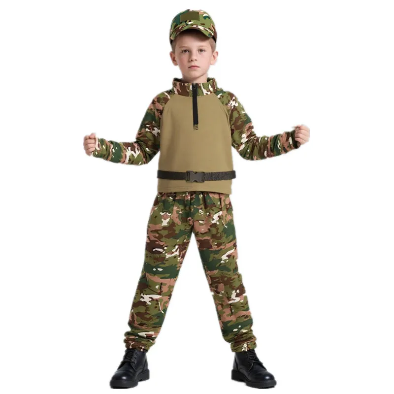 Outdoor Adventure Movies - Kids Adults Camouflage Frog Outfit Summer