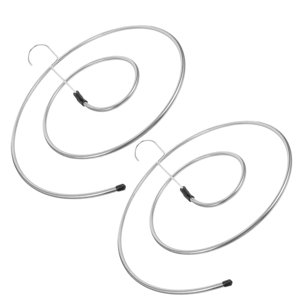 Space Blanket Heavy - 2Pcs Laundry Rack Spiral Sheet Hangers