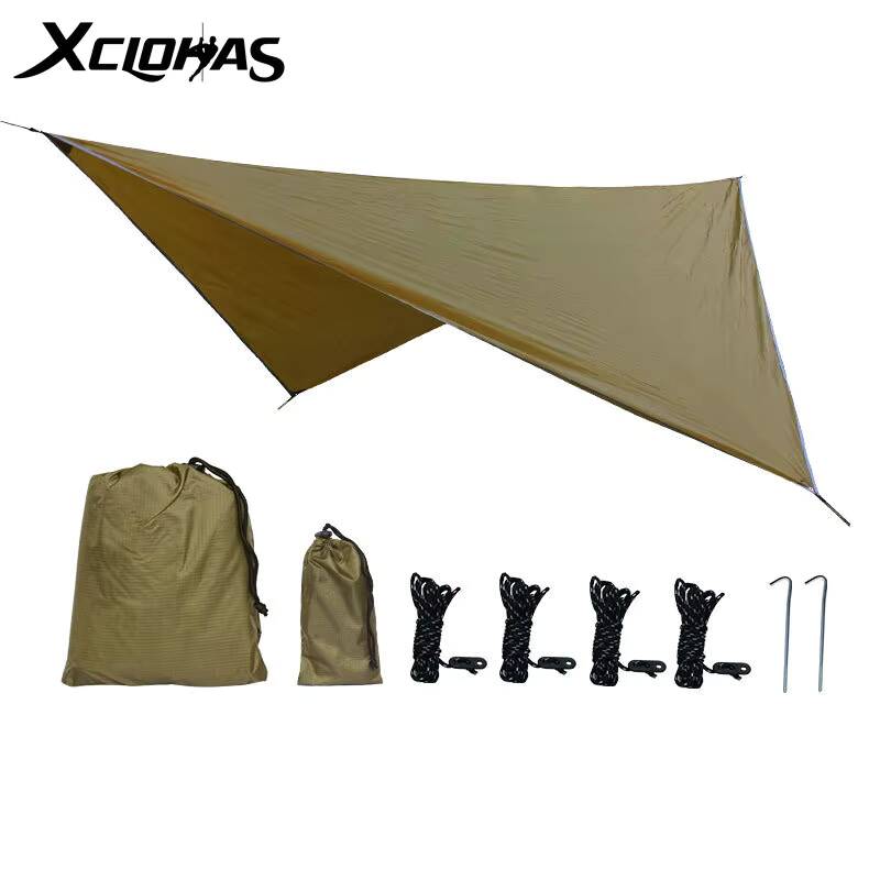 Hammock Rain Tarp - Rhombus Waterproof Tarp Tent Shade Outdoor