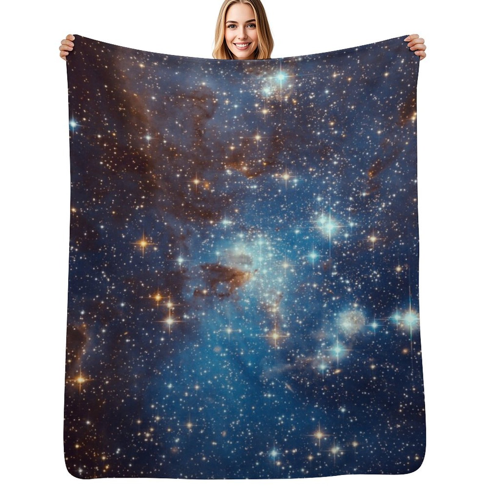Blue Nebula Stars Space Throw  - огляд і ціна Space Blanket Heavy
