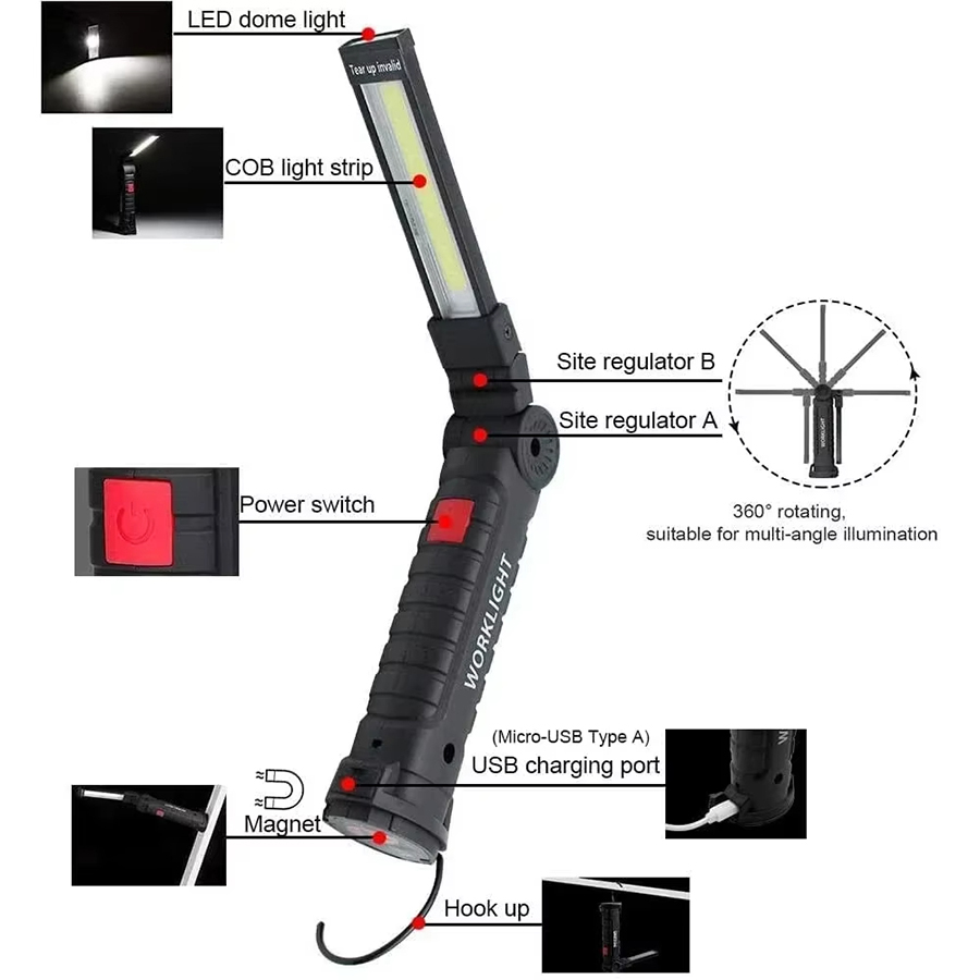 Portable LED Flashlight with M - огляд і ціна Outdoor Adventure Trips