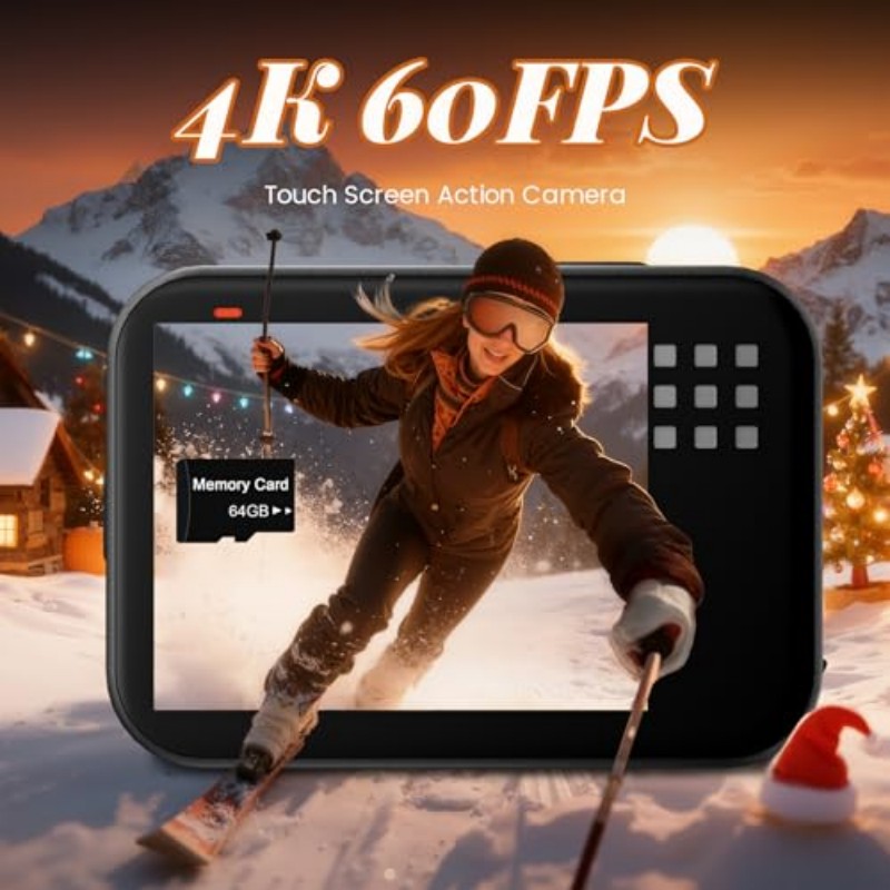 Mini body camera, 2K action ca - огляд і ціна Outdoor Adventure Images