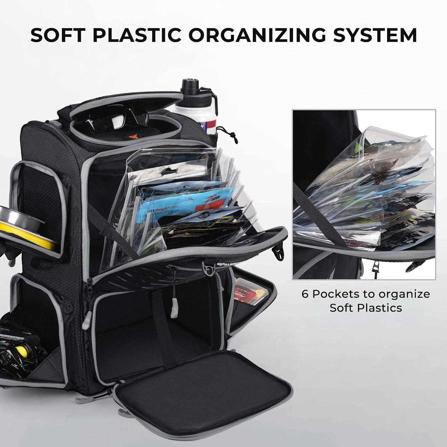 Waterproof Fishing Backpack wi - огляд і ціна Outdoor Adventure Images
