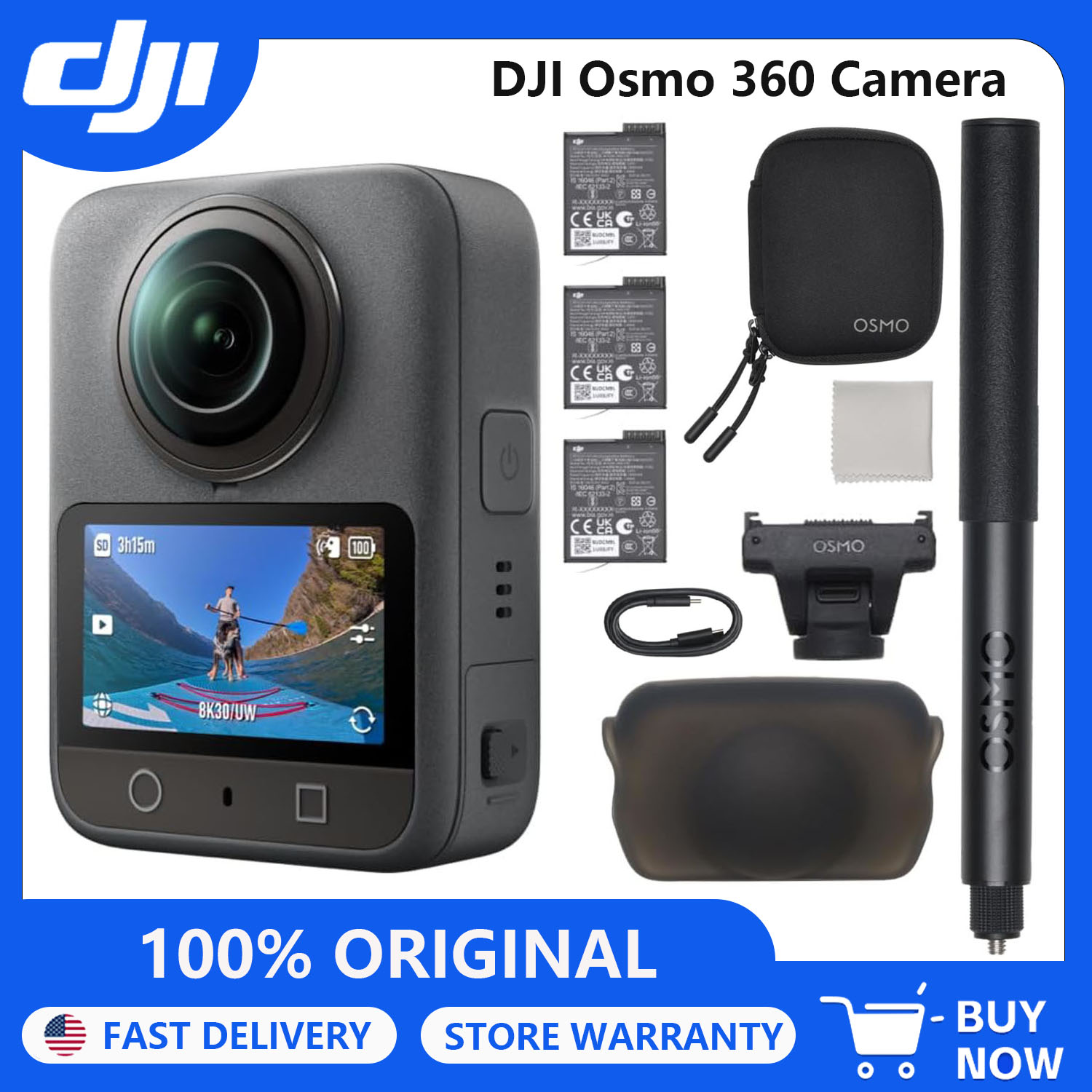 DJI Osmo 360 Camera Adventure  - огляд і ціна Outdoor Adventure Images