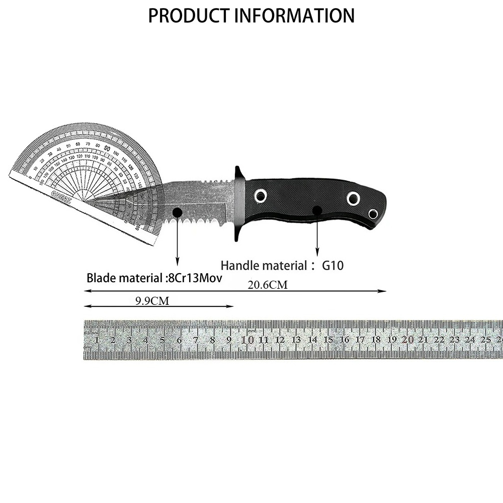 Durable 8Cr13Mov Small Straigh - огляд і ціна Outdoor Adventure Activities