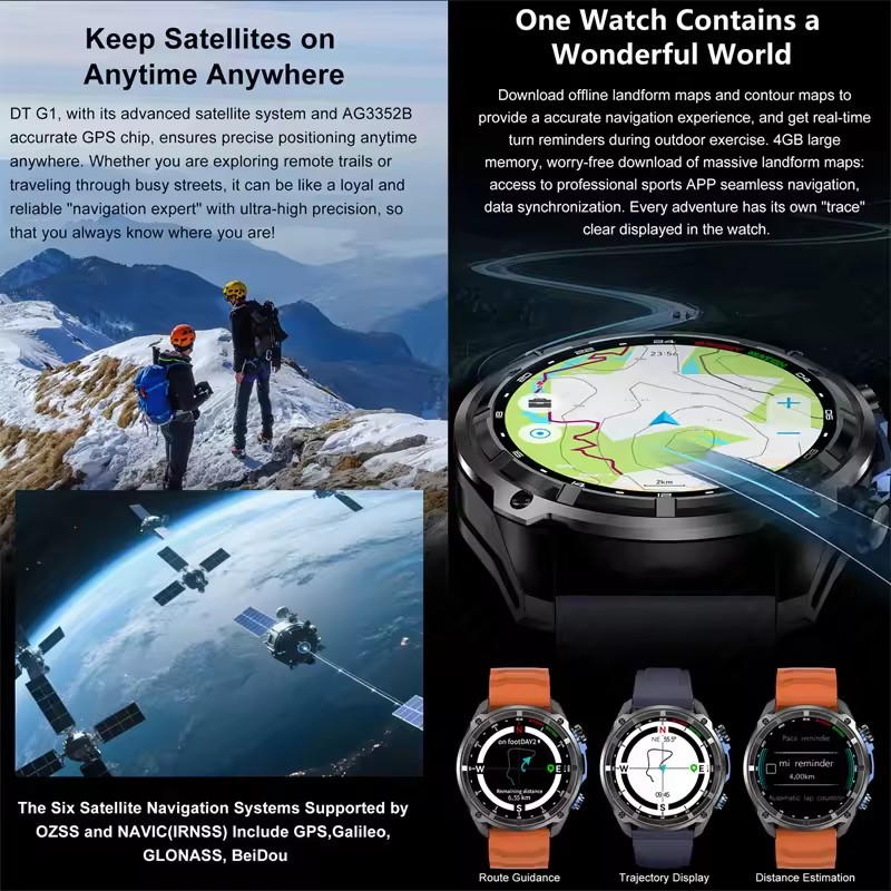 New Adventure GPS Men Smart Wa - огляд і ціна Outdoor Adventure Hours