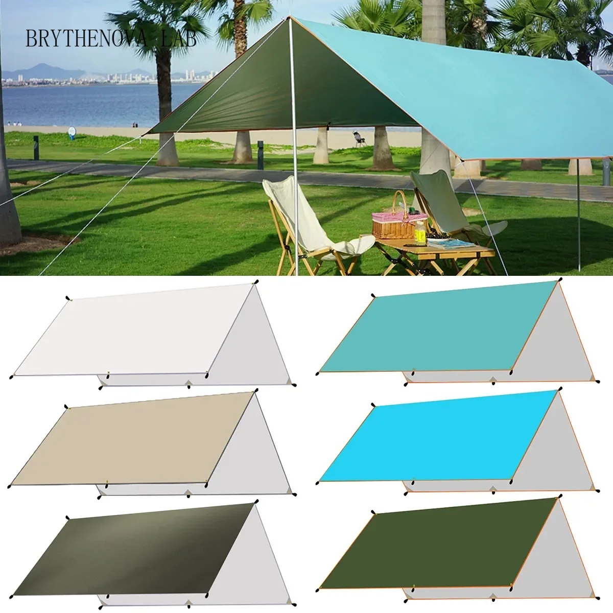 Camping Tarp Waterproof Tent H - огляд і ціна Hammock Rain Tarp