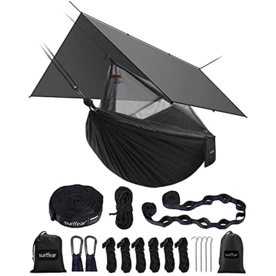 Portable Camping Hammock with  - огляд і ціна Hammock Rain Tarp