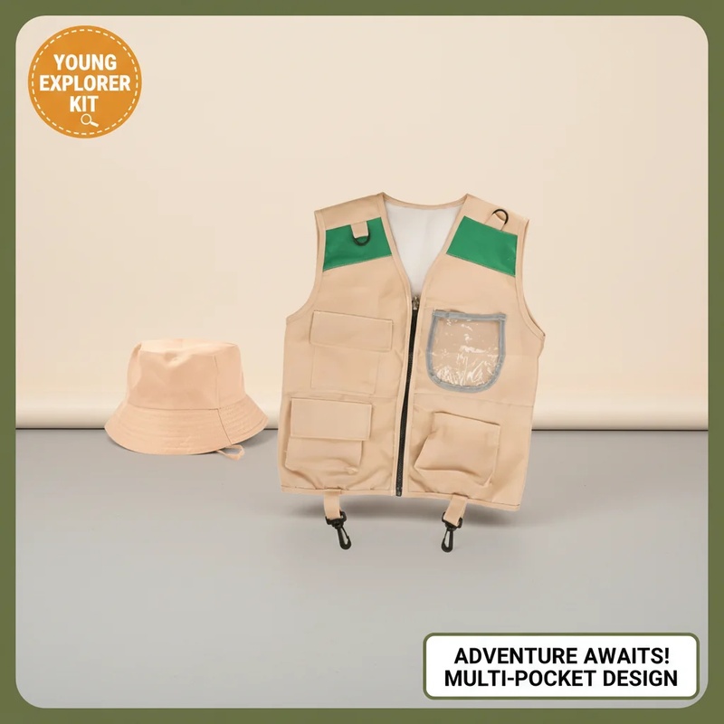 COSKids Safari Explorer Vest & - огляд і ціна Outdoor Adventure Movies