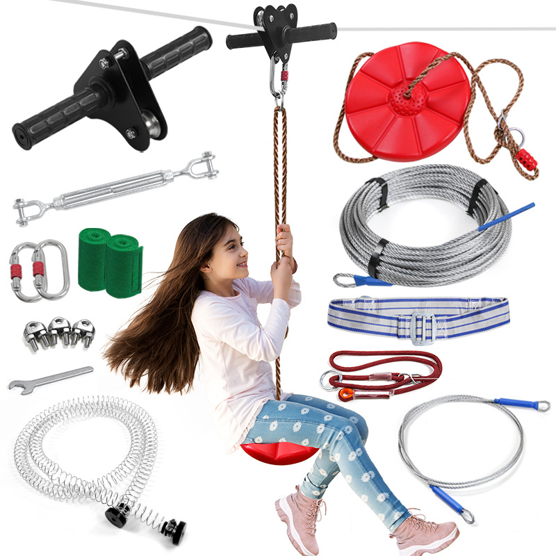 Kids Zipline Kit with Disc Swi - огляд і ціна Outdoor Adventure Ziplines & Waterfall Puerto Vallarta