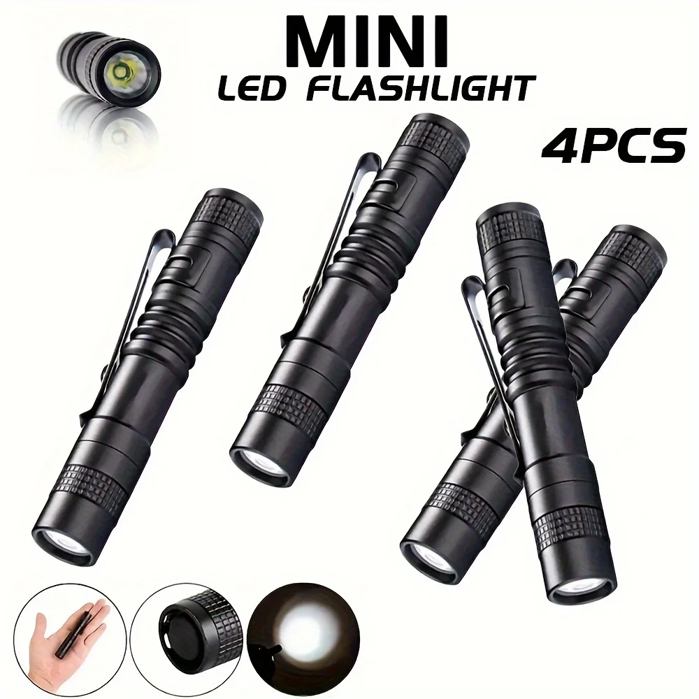 1-4PCS Mini Portable LED Pen L - огляд і ціна Outdoor Adventure Trips