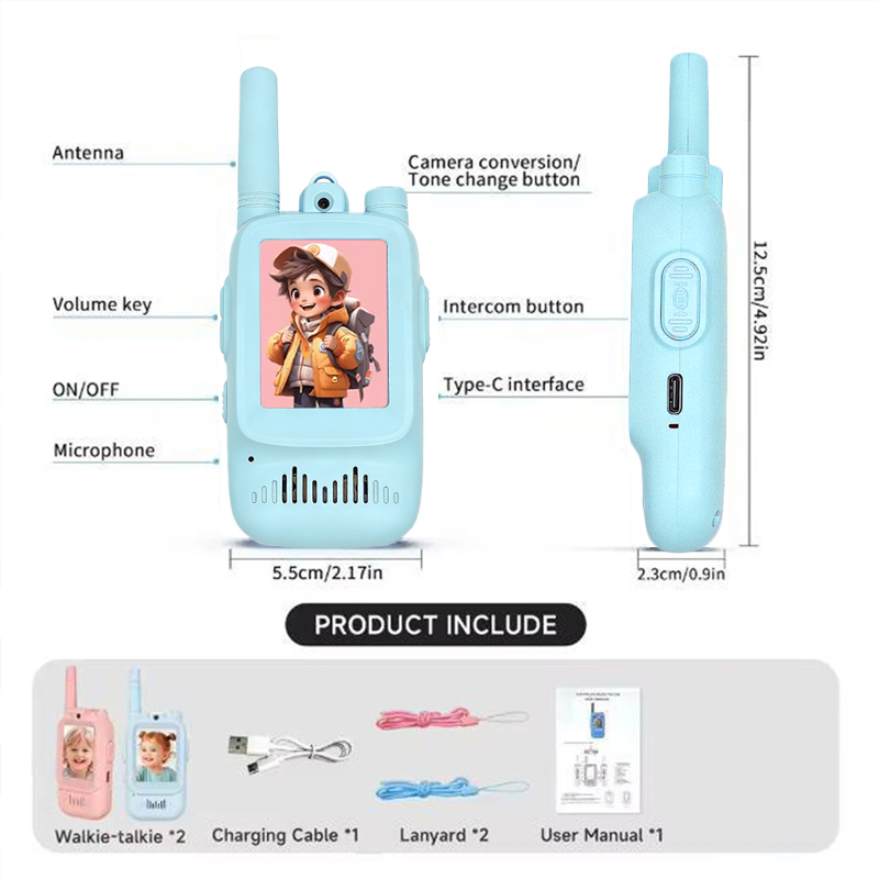 2pcs Kids Video Walkie Talkie  - огляд і ціна Outdoor Adventure Activities
