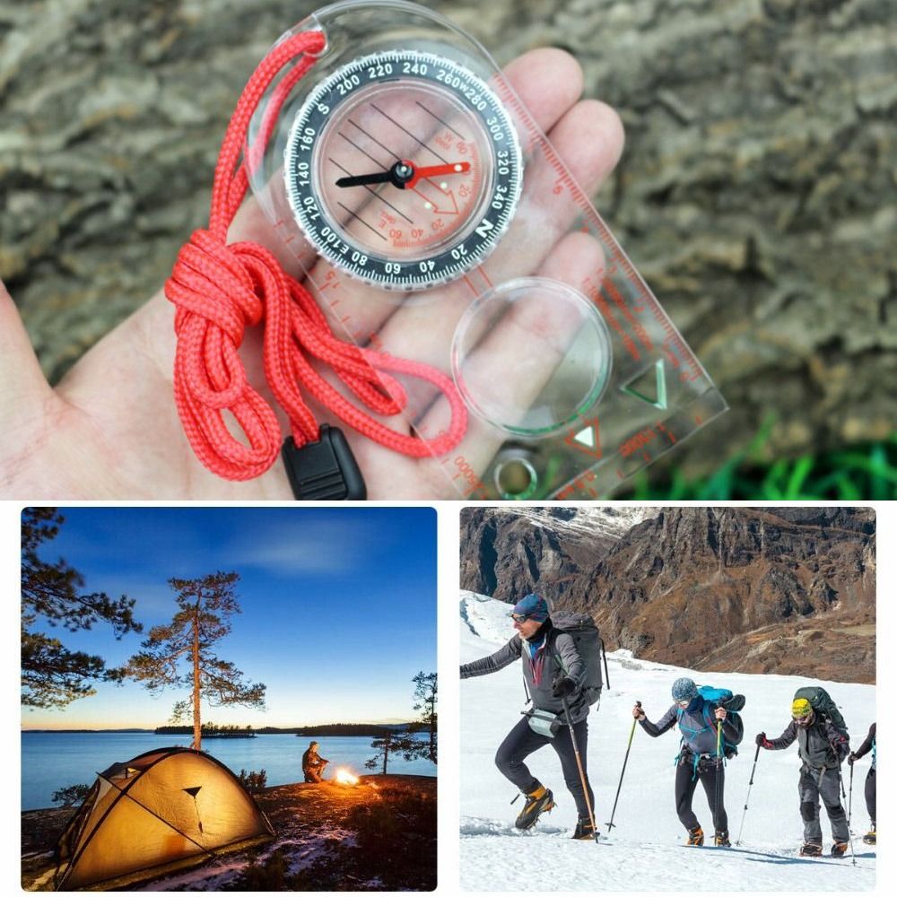 New Acrylic Map Ruler Compass  - огляд і ціна Map Compass Orienteering