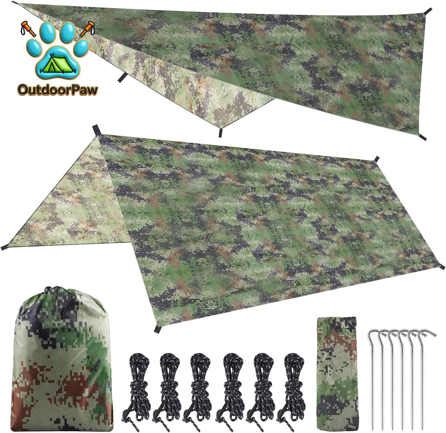 Hammock Rain Fly Tent Tarp 3*3 - огляд і ціна Hammock Rain Tarp