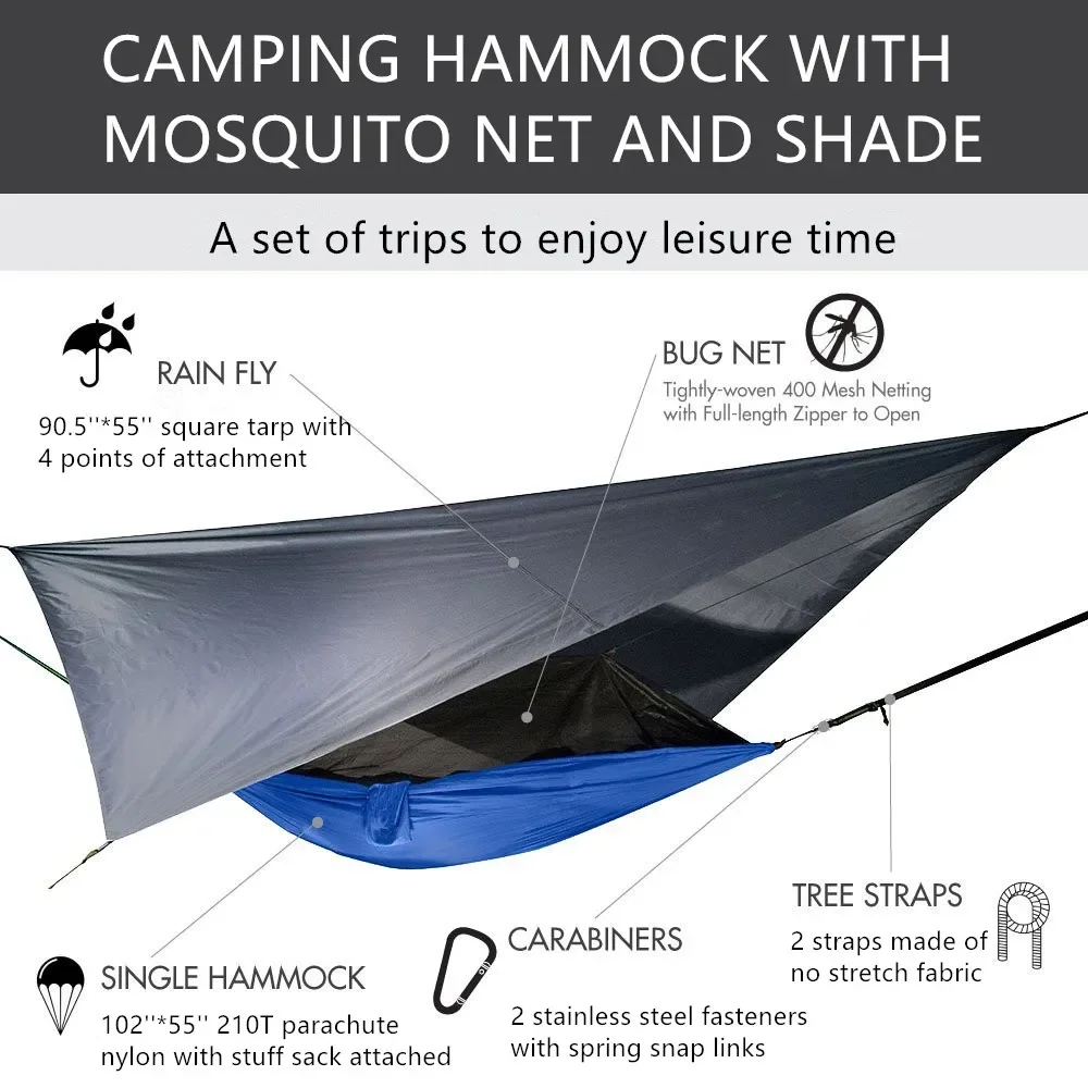Lightweight Portable Camping H - огляд і ціна Hammock Rain Tarp